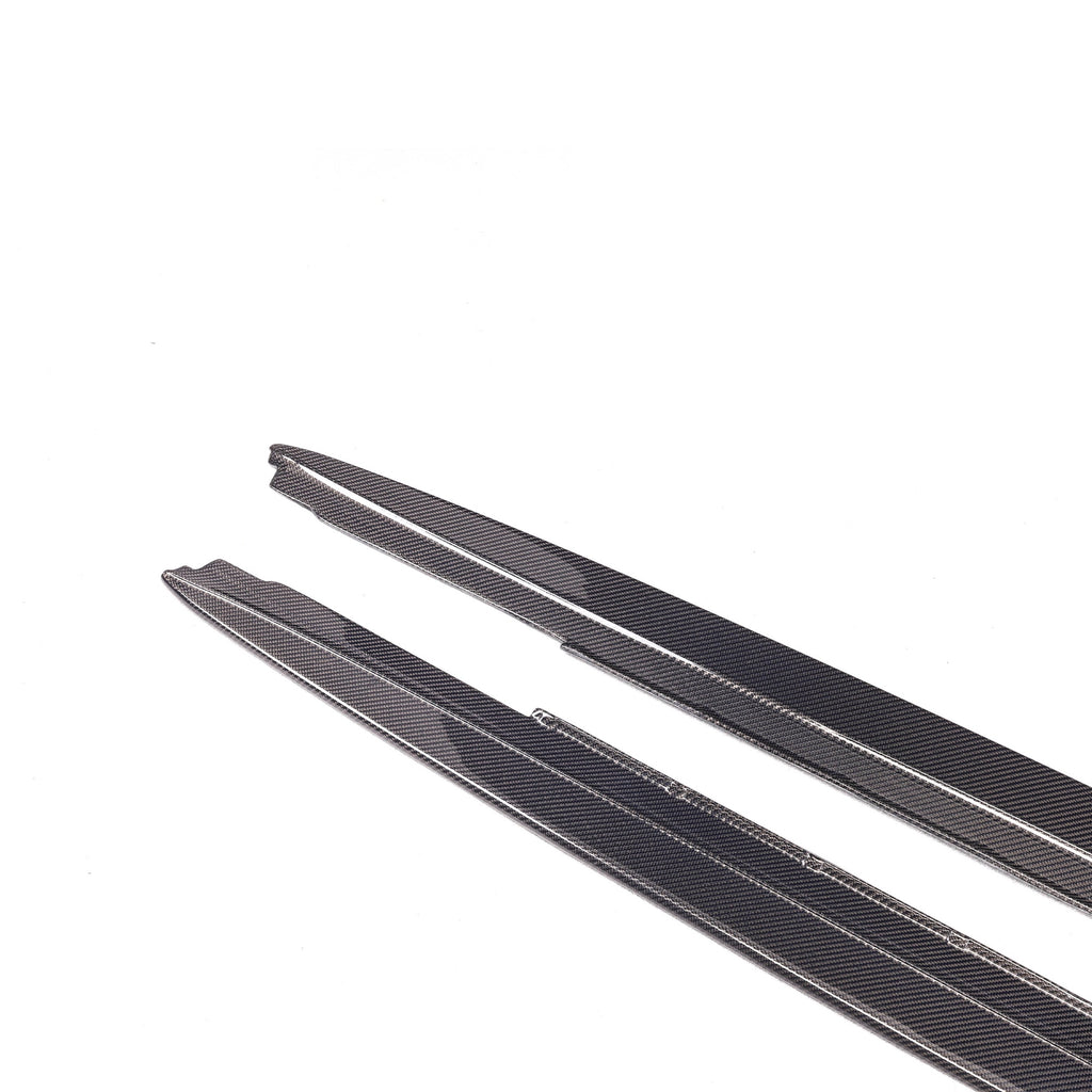 F90 Wet Carbon Side Skirts - MP Style