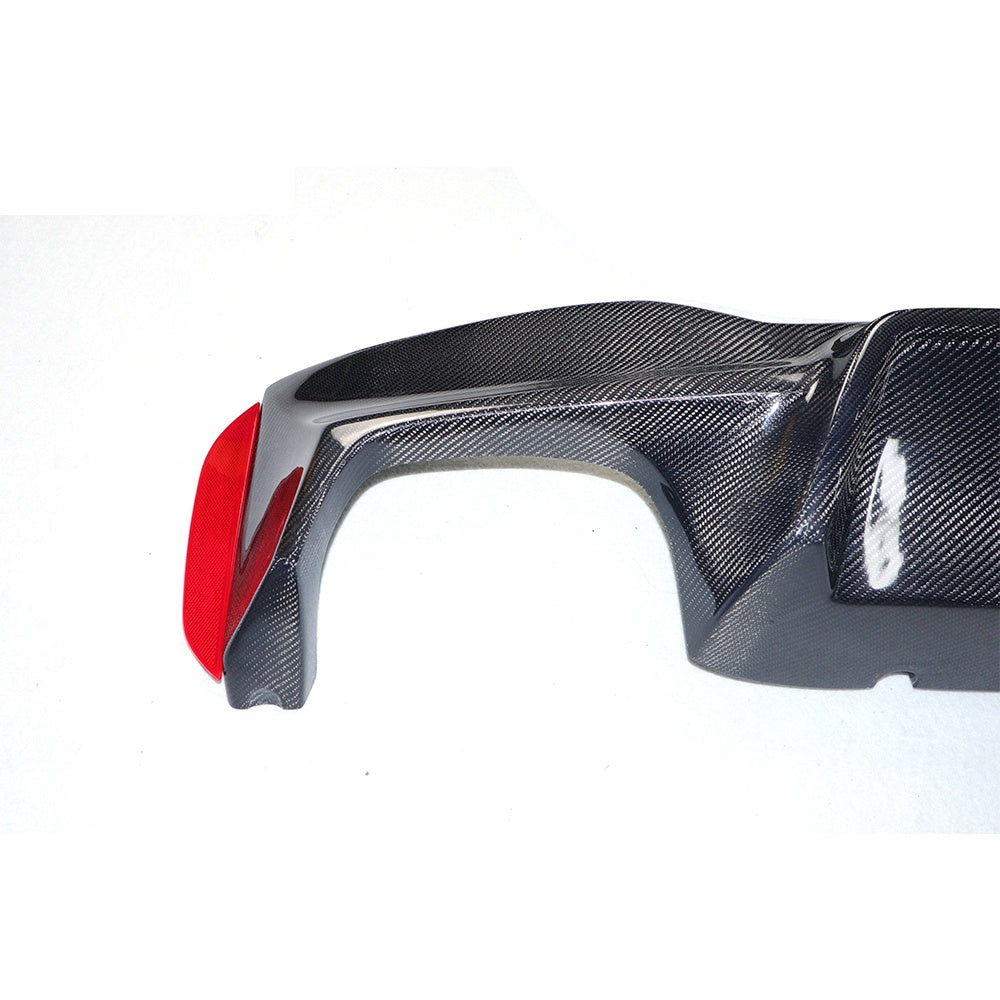 F90 Dry Carbon Rear Diffuser - 3D Style (3pc)