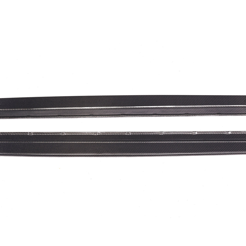 F90 Wet Carbon Side Skirts - MP Style
